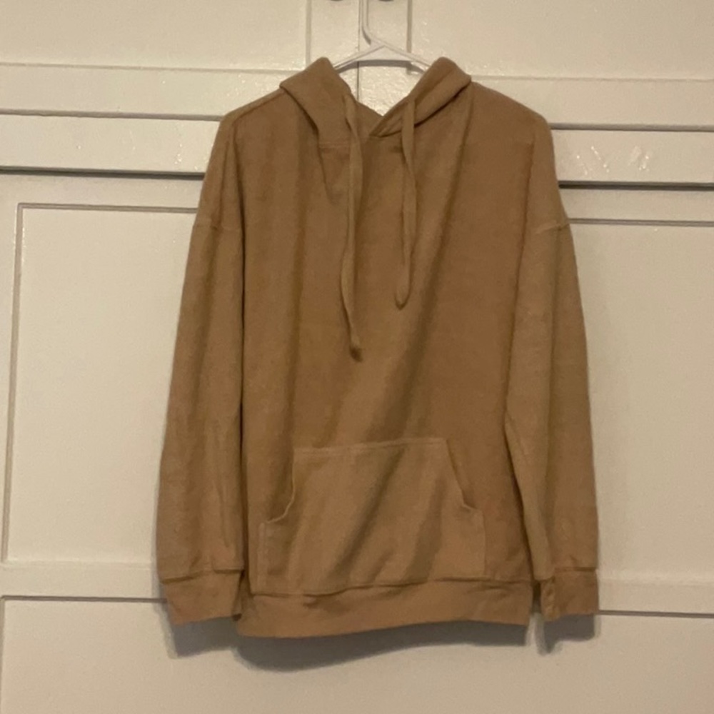 soft serve tan hoodie
